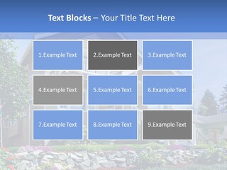 Two-Storey House PowerPoint Template