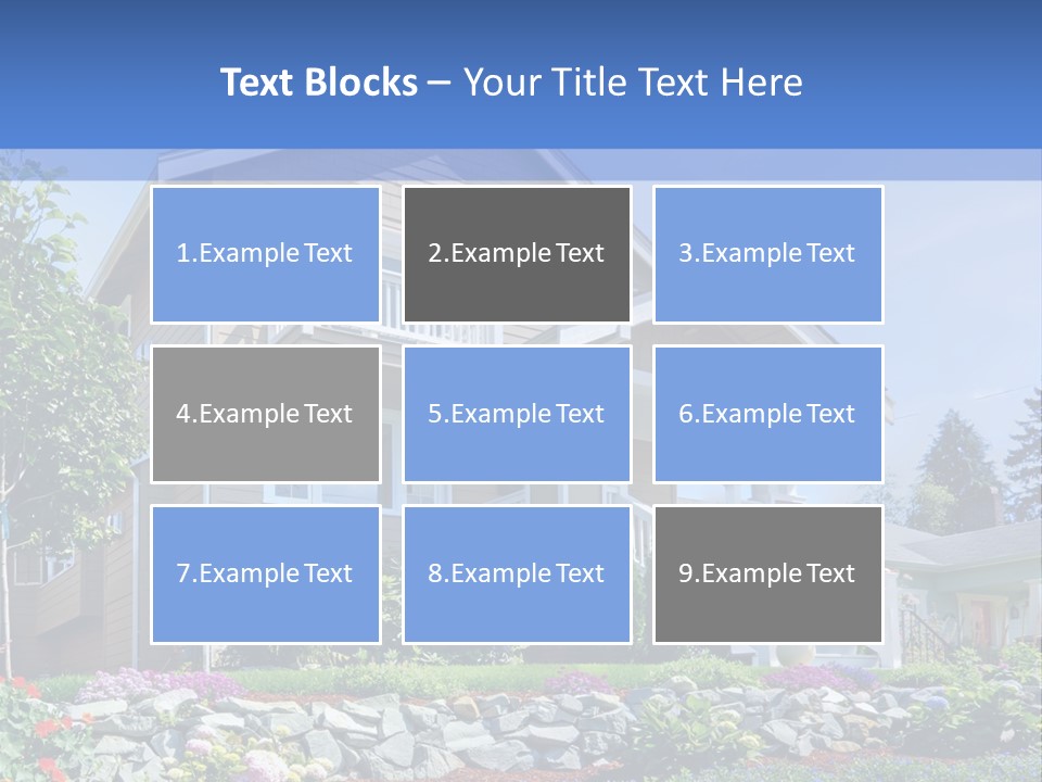 Two-Storey House PowerPoint Template