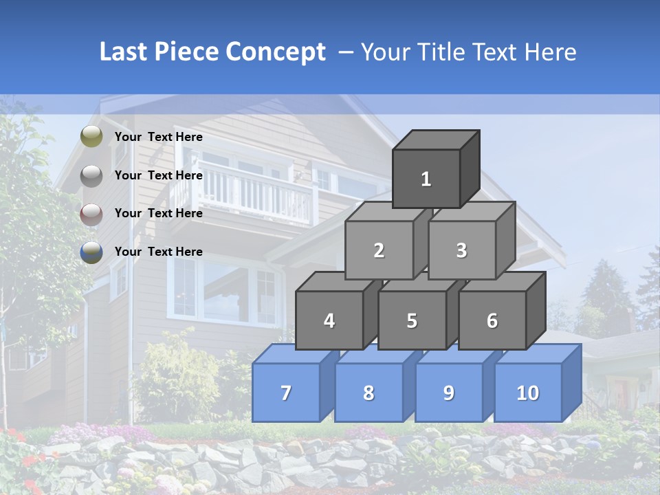 Two-Storey House PowerPoint Template