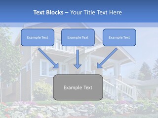 Two-Storey House PowerPoint Template