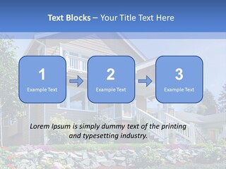 Two-Storey House PowerPoint Template