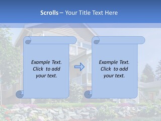 Two-Storey House PowerPoint Template