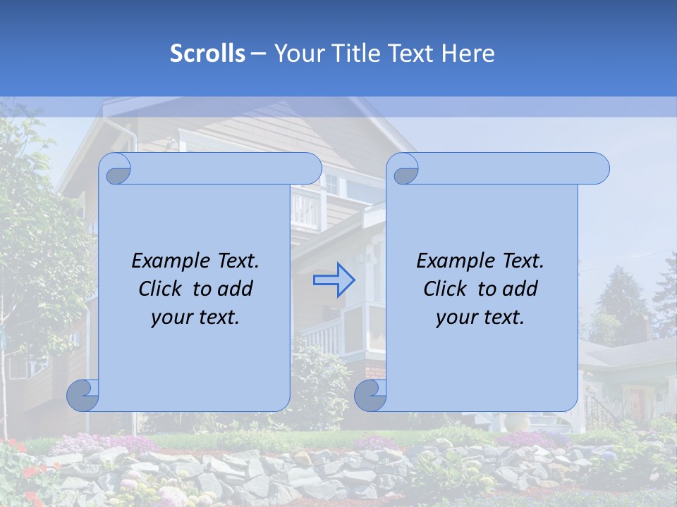 Two-Storey House PowerPoint Template