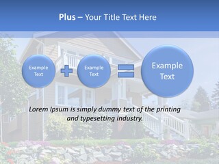 Two-Storey House PowerPoint Template