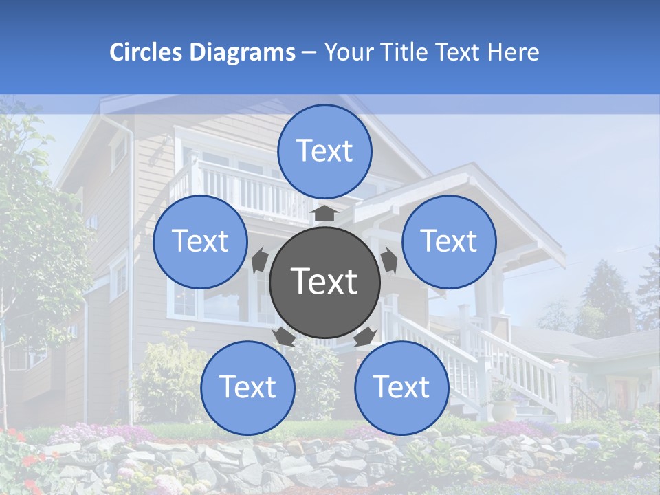 Two-Storey House PowerPoint Template