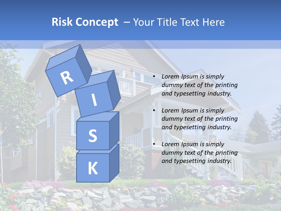 Two-Storey House PowerPoint Template