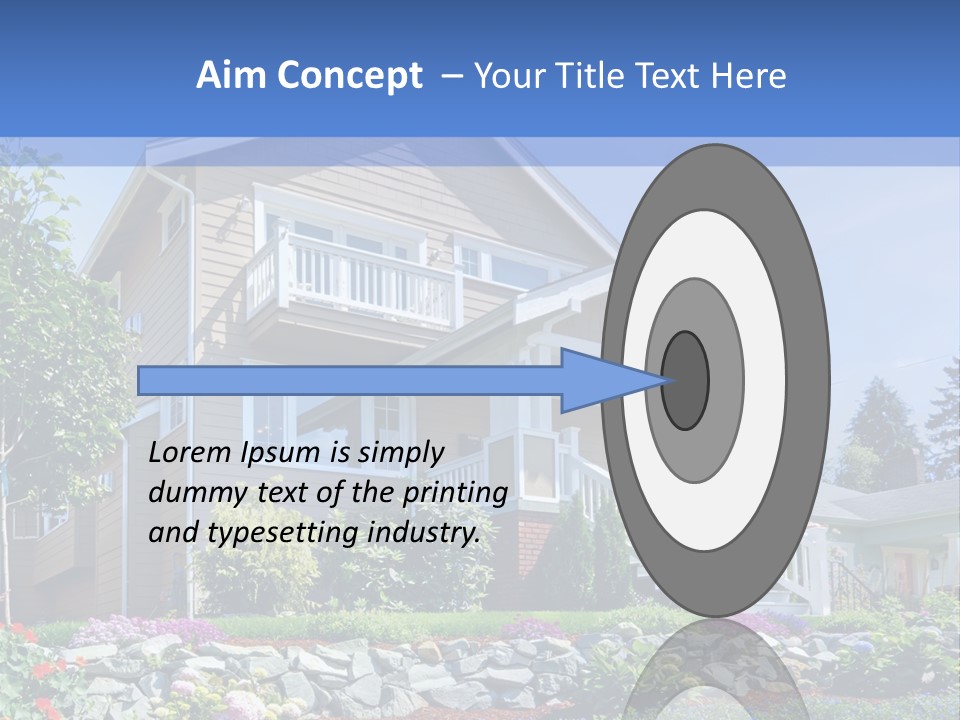 Two-Storey House PowerPoint Template
