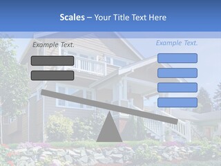 Two-Storey House PowerPoint Template
