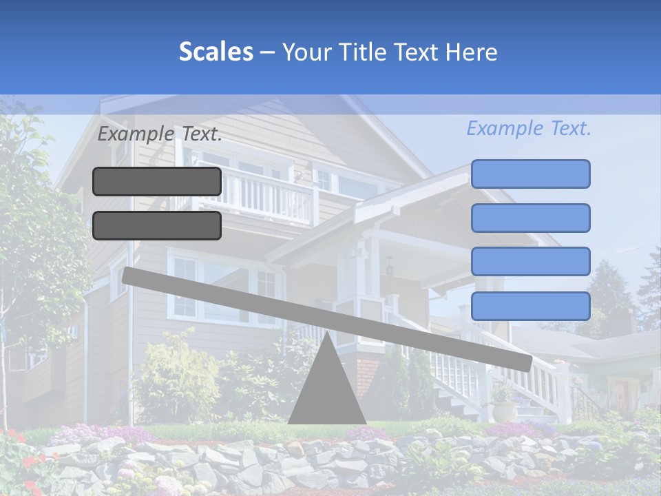 Two-Storey House PowerPoint Template
