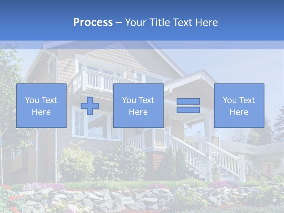 Two-Storey House PowerPoint Template