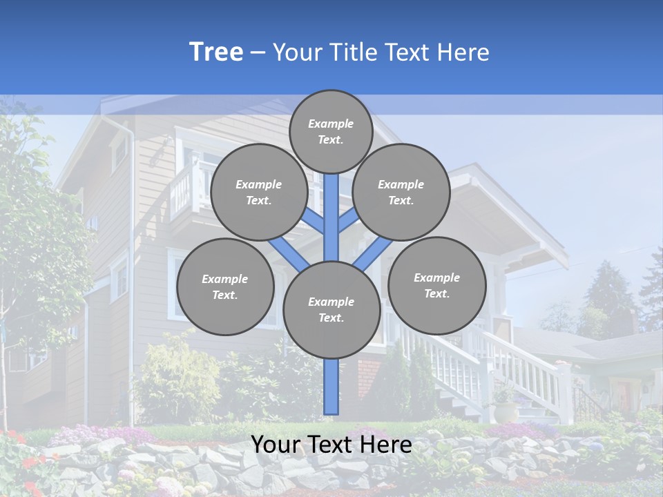 Two-Storey House PowerPoint Template