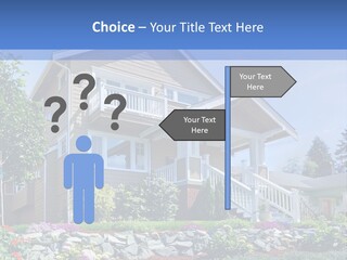 Two-Storey House PowerPoint Template