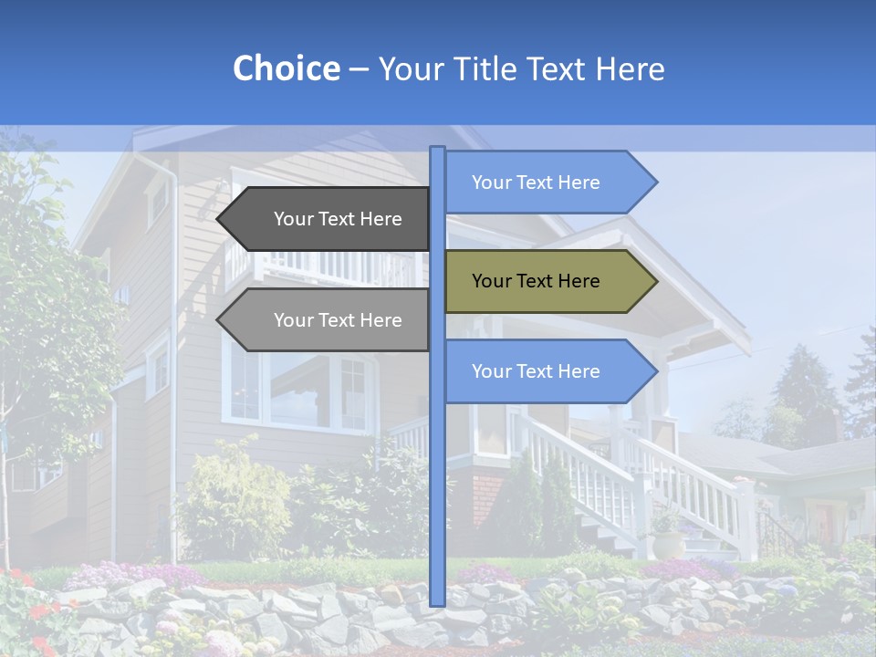 Two-Storey House PowerPoint Template