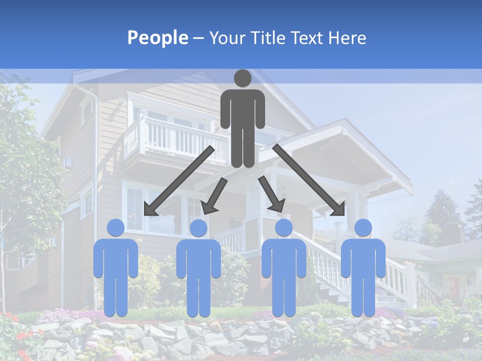 Two-Storey House PowerPoint Template