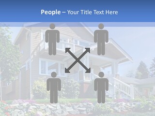 Two-Storey House PowerPoint Template