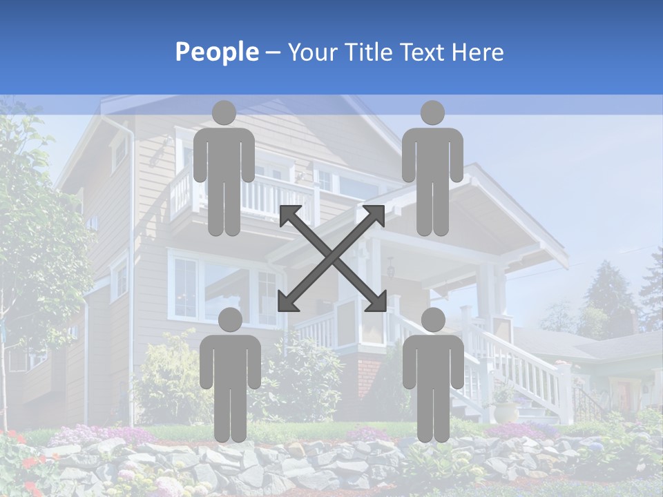 Two-Storey House PowerPoint Template