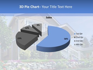 Two-Storey House PowerPoint Template
