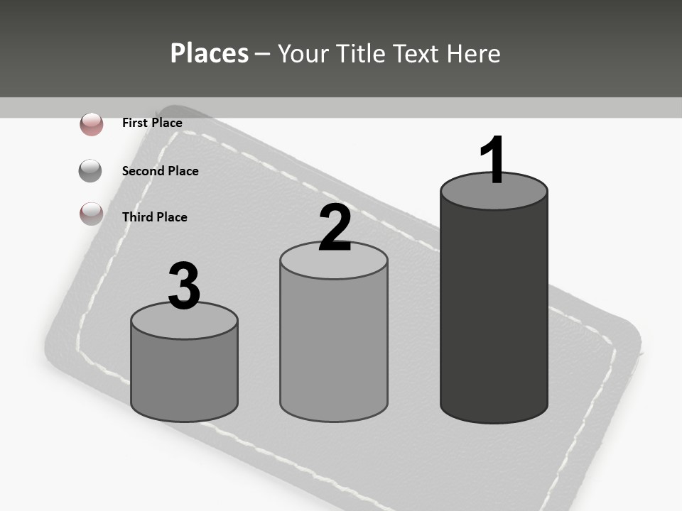 Leather Tag PowerPoint Template