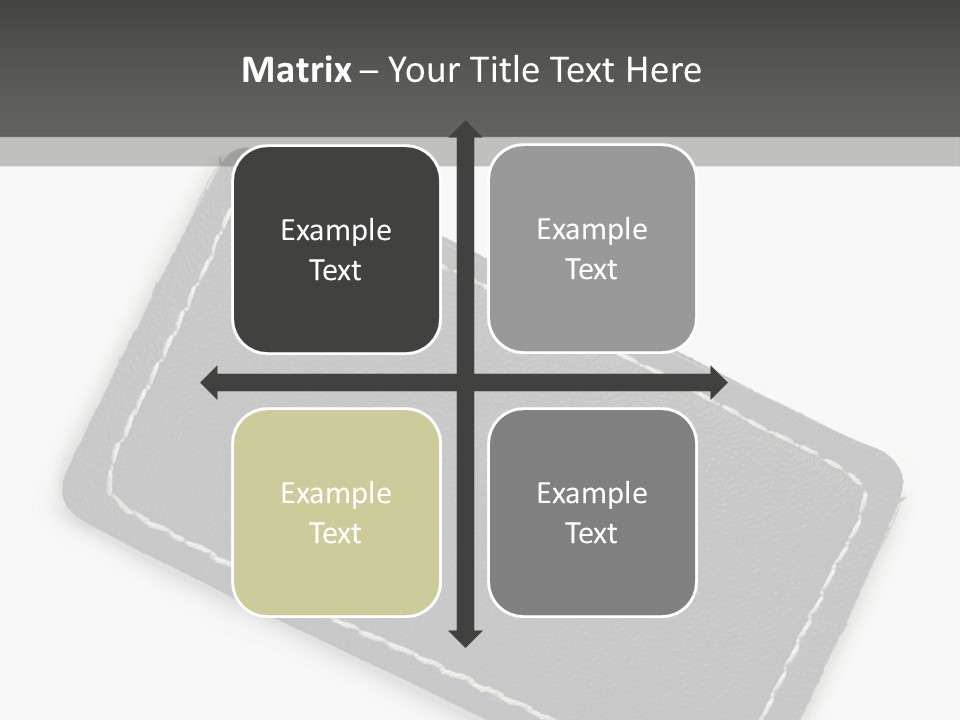 Leather Tag PowerPoint Template