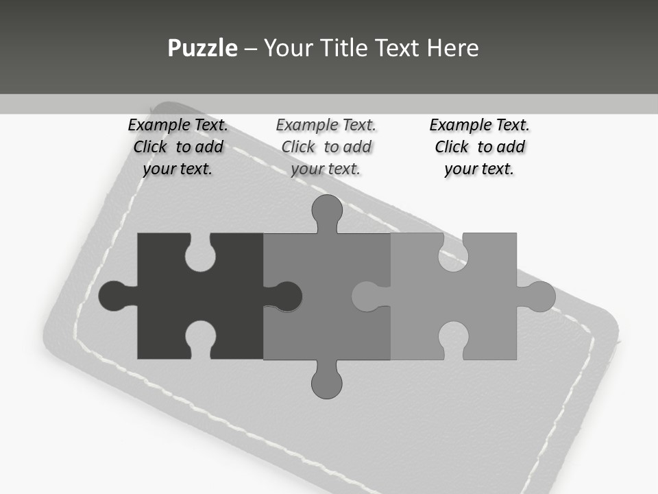 Leather Tag PowerPoint Template