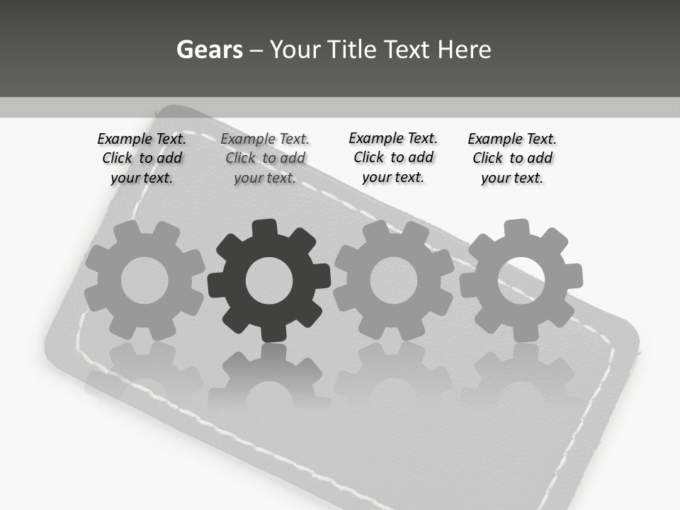 Leather Tag PowerPoint Template