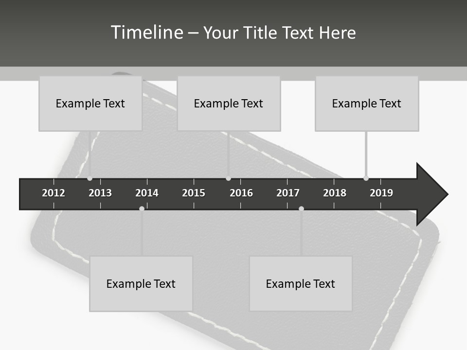 Leather Tag PowerPoint Template