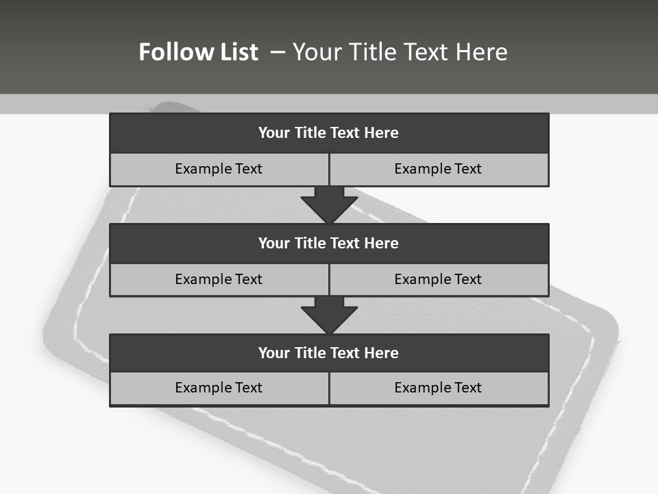 Leather Tag PowerPoint Template