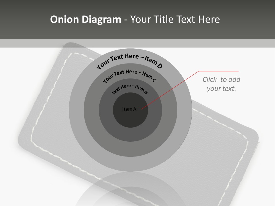 Leather Tag PowerPoint Template