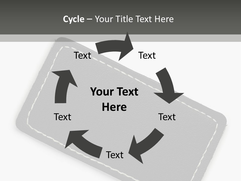 Leather Tag PowerPoint Template
