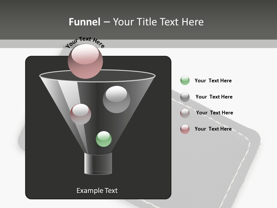 Leather Tag PowerPoint Template
