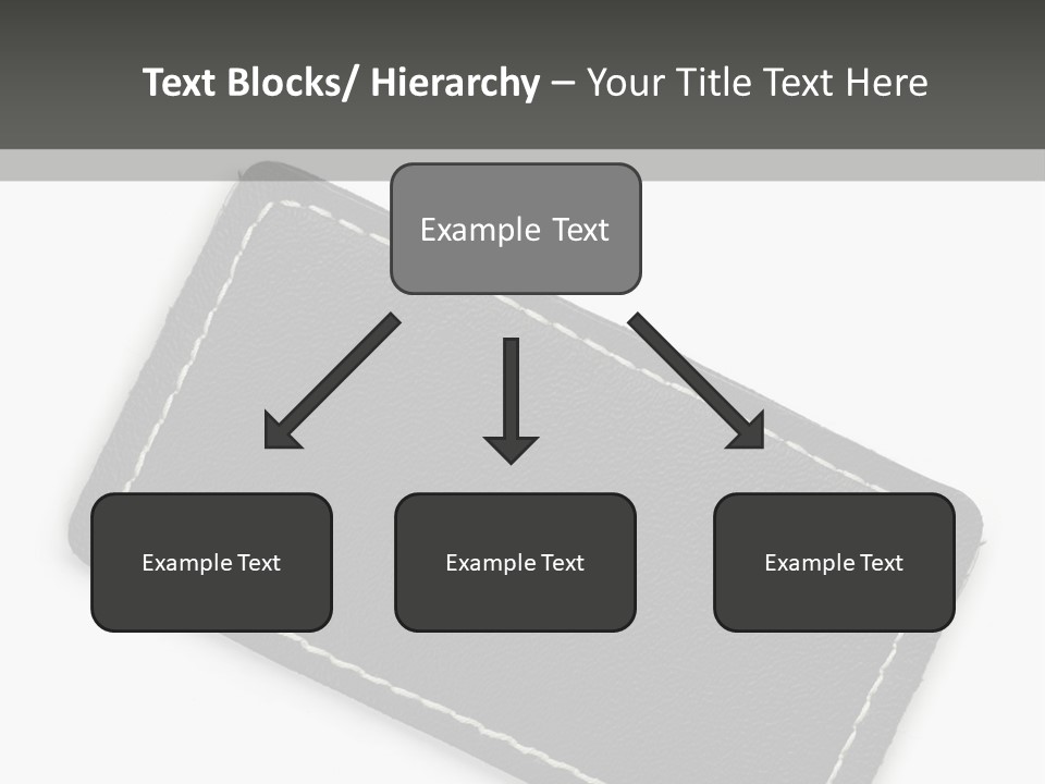 Leather Tag PowerPoint Template