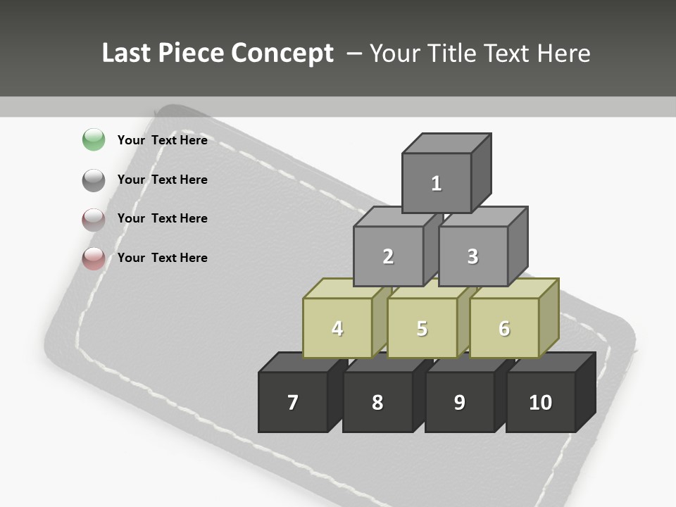 Leather Tag PowerPoint Template