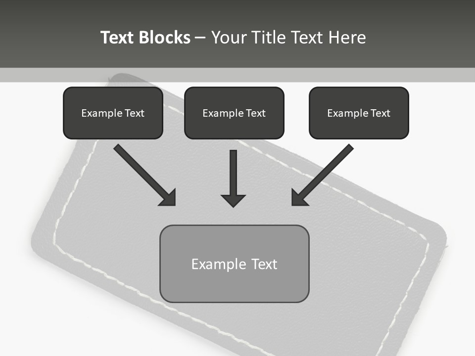 Leather Tag PowerPoint Template