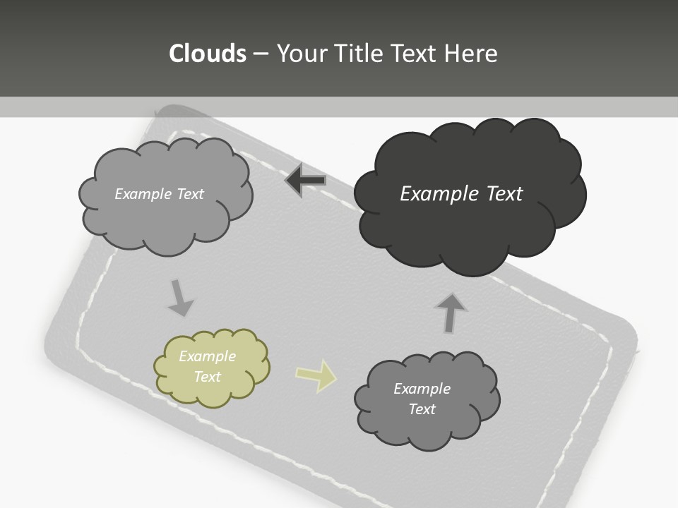 Leather Tag PowerPoint Template