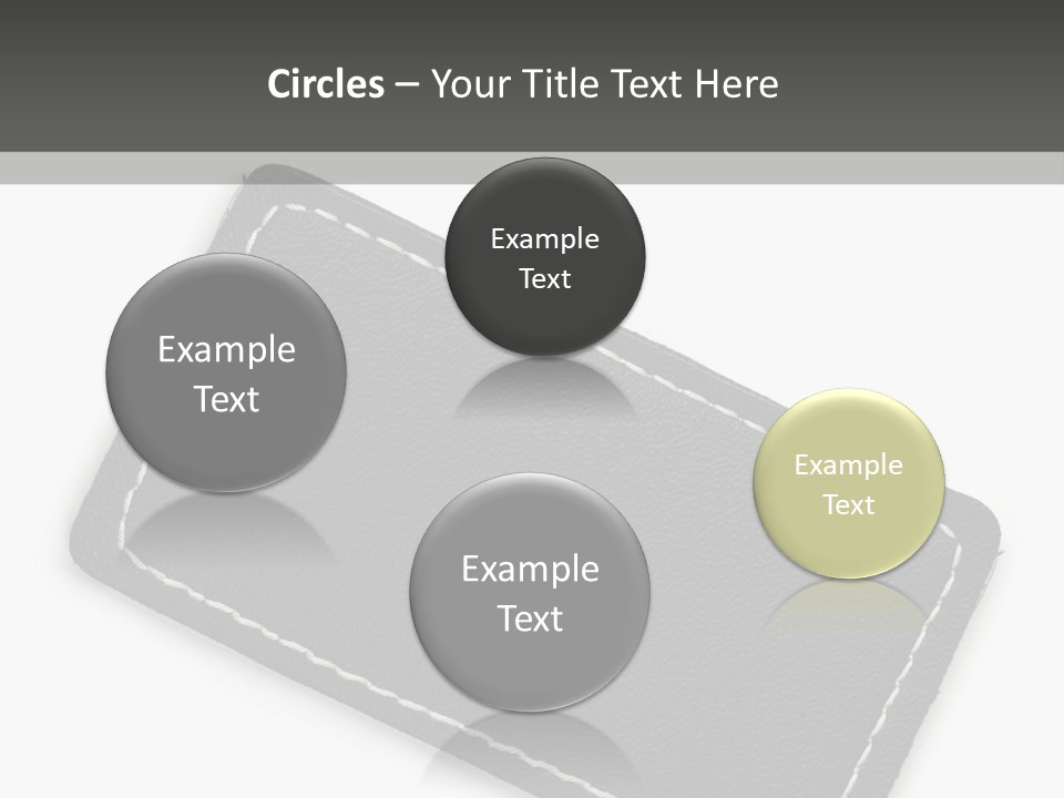 Leather Tag PowerPoint Template