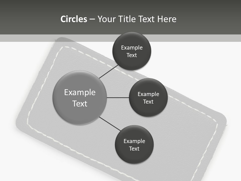 Leather Tag PowerPoint Template