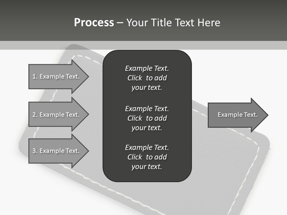 Leather Tag PowerPoint Template