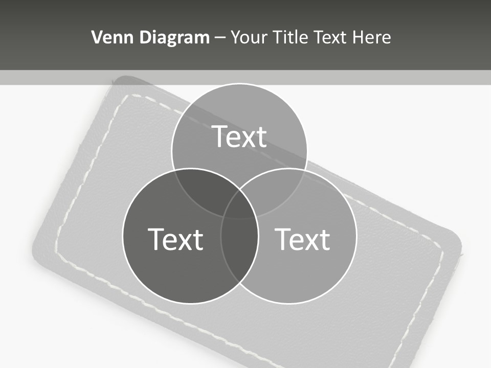 Leather Tag PowerPoint Template