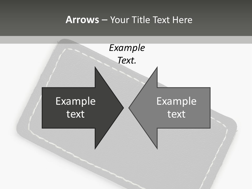 Leather Tag PowerPoint Template