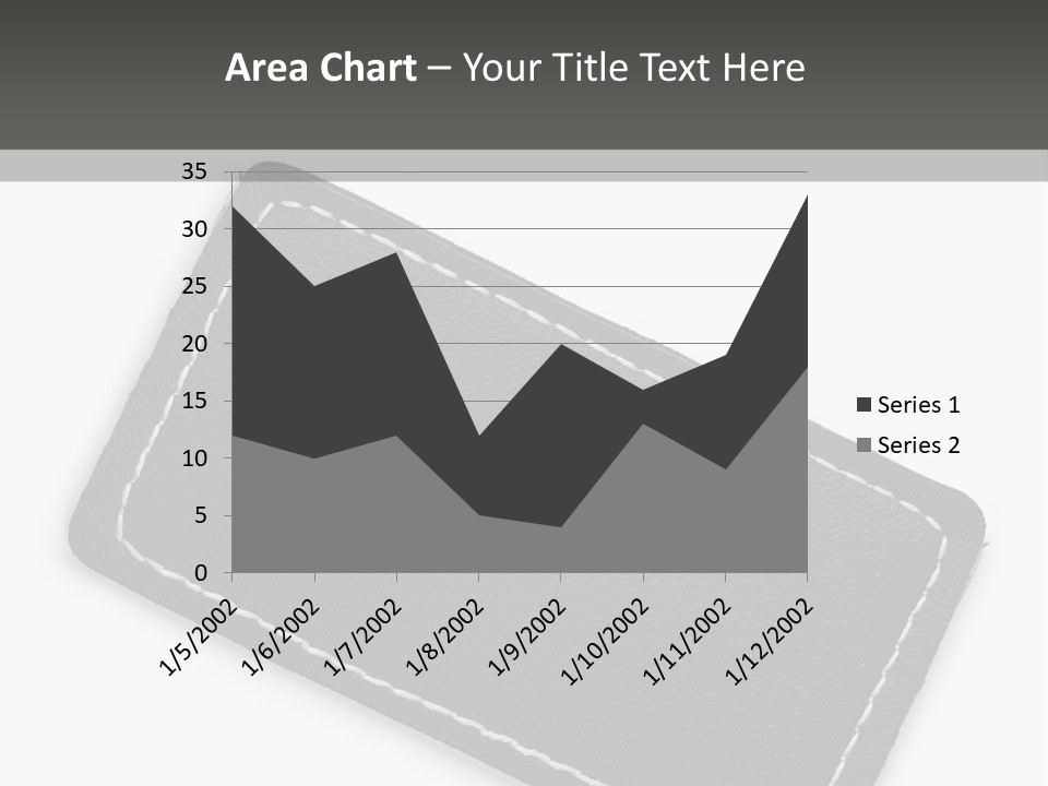 Leather Tag PowerPoint Template