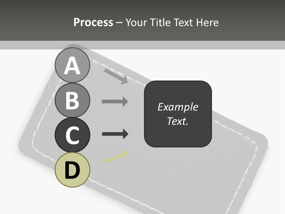 Leather Tag PowerPoint Template