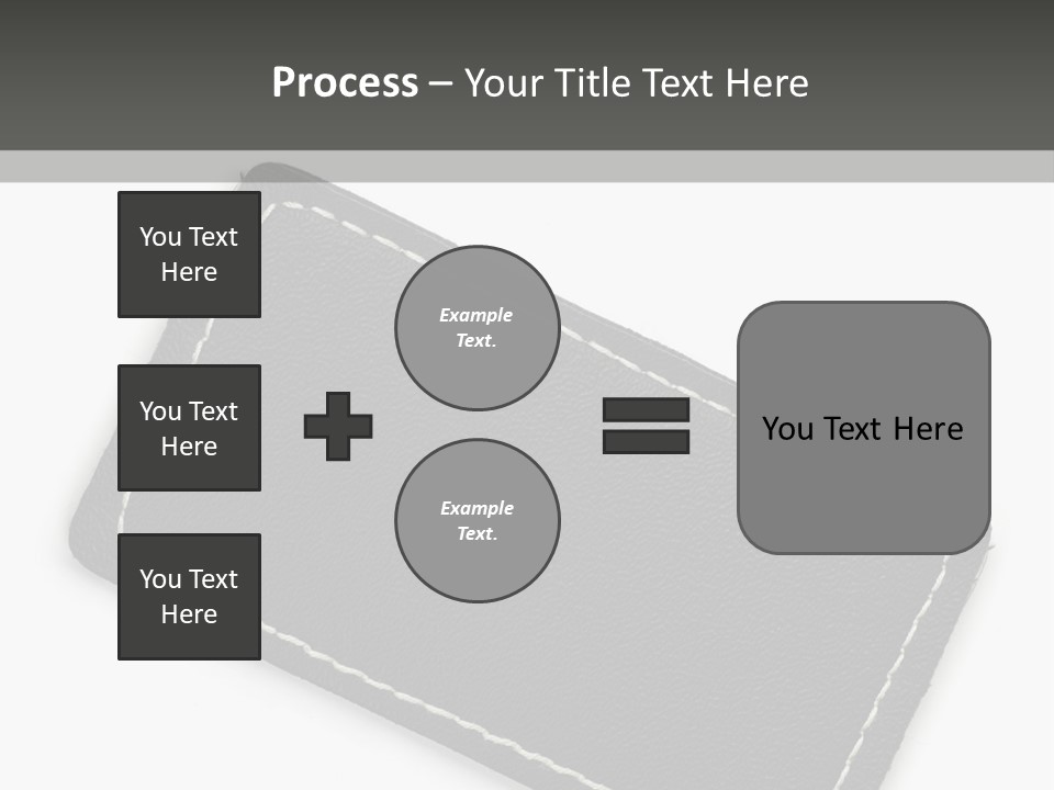 Leather Tag PowerPoint Template