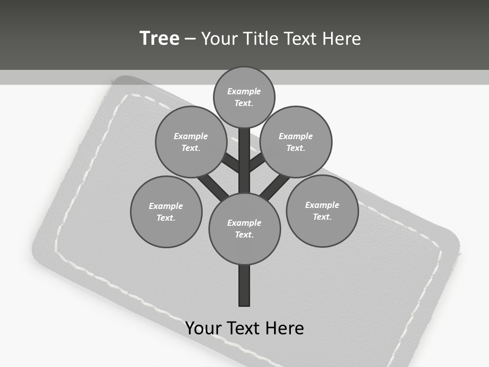 Leather Tag PowerPoint Template