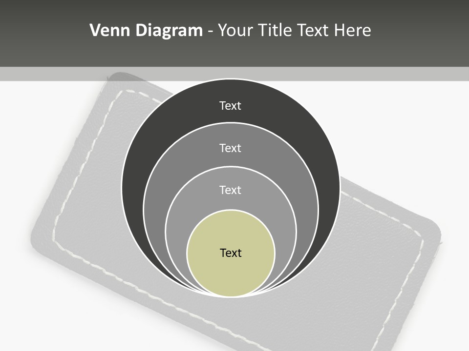 Leather Tag PowerPoint Template