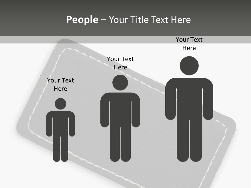 Leather Tag PowerPoint Template