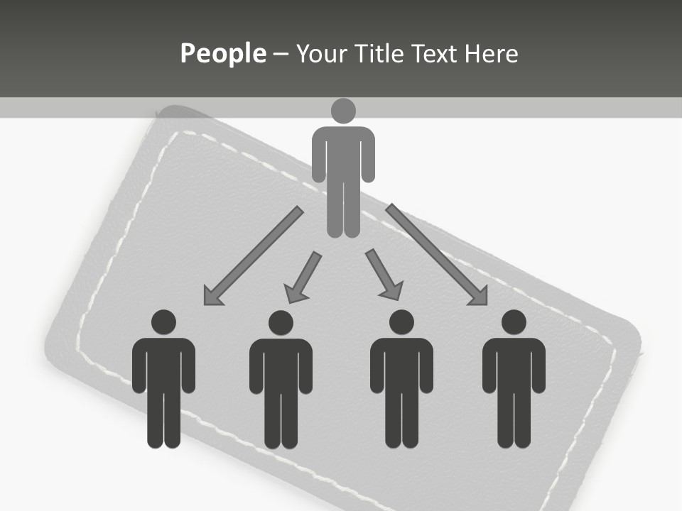 Leather Tag PowerPoint Template