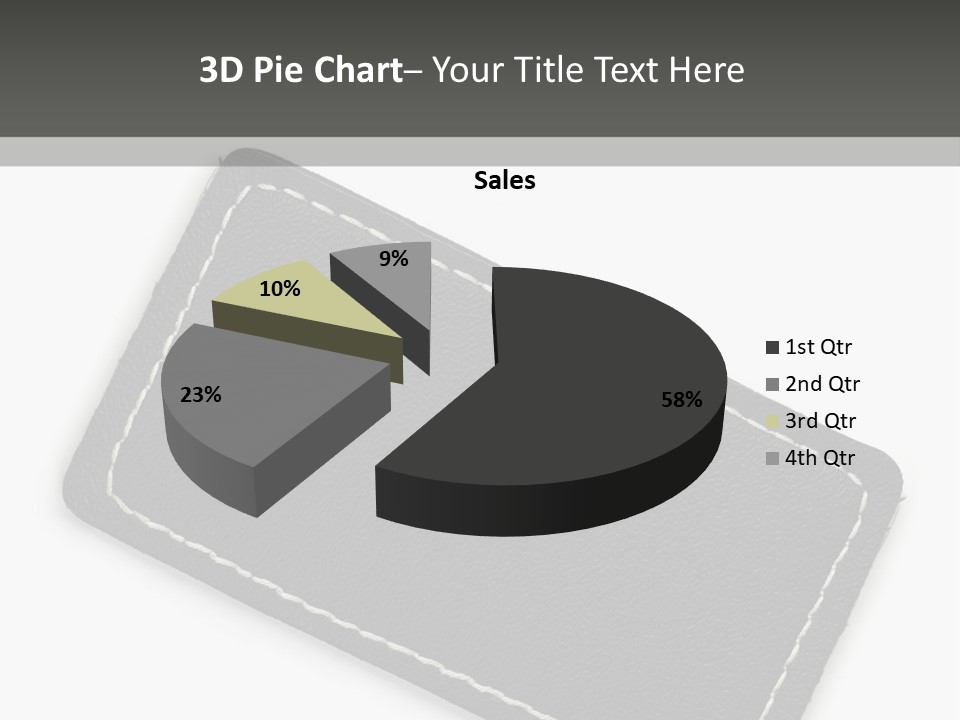 Leather Tag PowerPoint Template