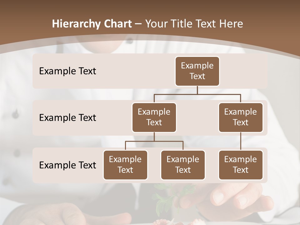 The Chef Prepares A Dish PowerPoint Template