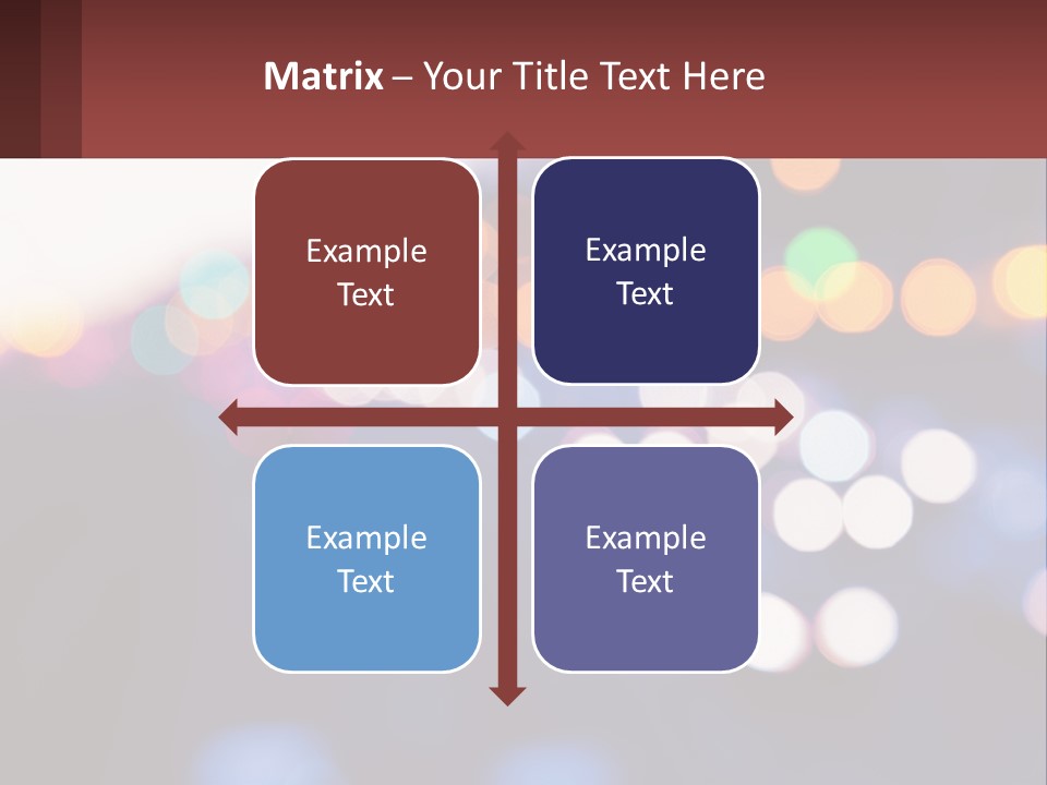 Endurance Night Lights PowerPoint Template