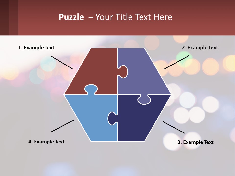 Endurance Night Lights PowerPoint Template